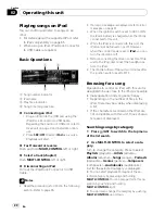 Предварительный просмотр 20 страницы Pioneer DEH-P510UB - Premier Radio / CD Operation Manual