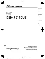 Pioneer DEH-P5150UB Operation Manual preview