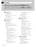 Preview for 2 page of Pioneer DEH-P5200HD Operation Manual