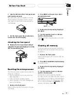 Предварительный просмотр 9 страницы Pioneer DEH-P55BT Operation Manual