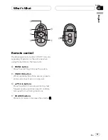 Предварительный просмотр 11 страницы Pioneer DEH-P55BT Operation Manual