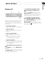 Предварительный просмотр 21 страницы Pioneer DEH-P55BT Operation Manual