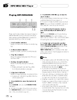 Предварительный просмотр 26 страницы Pioneer DEH-P55BT Operation Manual