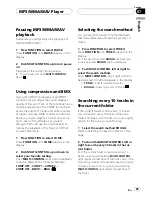 Предварительный просмотр 29 страницы Pioneer DEH-P55BT Operation Manual