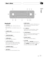 Предварительный просмотр 7 страницы Pioneer DEH-P5700MP Operation Manual