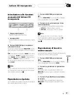 Preview for 21 page of Pioneer DEH P5800MP (Italian) Operation Manual