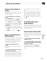 Preview for 23 page of Pioneer DEH P5800MP (Italian) Operation Manual