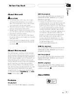 Preview for 5 page of Pioneer DEH-P5850MP Operation Manual