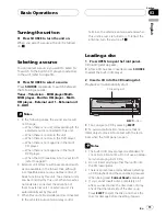 Preview for 11 page of Pioneer DEH-P5850MP Operation Manual