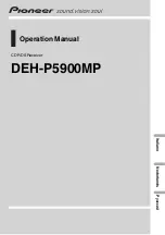 Preview for 1 page of Pioneer deh-p5900mp Operation Manual