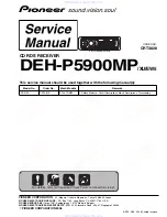 Предварительный просмотр 1 страницы Pioneer deh-p5900mp Service Manual