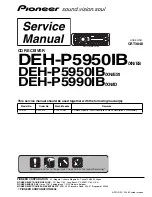 Предварительный просмотр 1 страницы Pioneer DEH-P5950IB/XN/ES Service Manual