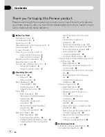 Preview for 2 page of Pioneer DEH-P6000 Operation Manual