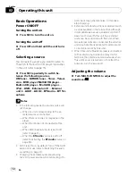 Preview for 12 page of Pioneer DEH-P600UB - Premier Radio / CD Operation Manual