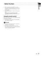 Предварительный просмотр 9 страницы Pioneer DEH-P6100BT - Radio / CD Operation Manual