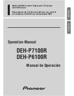 Pioneer DEH-P6100R Operation Manual preview