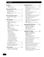 Preview for 2 page of Pioneer DEH-P645R Operation Manual