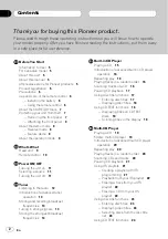 Preview for 2 page of Pioneer DEH-P6500 Operating Manual