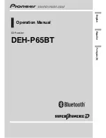 Preview for 1 page of Pioneer DEH-P65BT Operation Manual