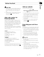 Preview for 7 page of Pioneer DEH-P690UB - Premier Radio / CD Operation Manual