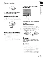 Preview for 9 page of Pioneer DEH-P7000BT XN Operation Manual