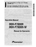 Pioneer DEH-P7000R Operation Manual предпросмотр