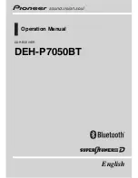 Pioneer DEH-P7050BT XN Operation Manual preview