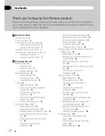 Предварительный просмотр 2 страницы Pioneer DEH-P7050BT XN Operation Manual