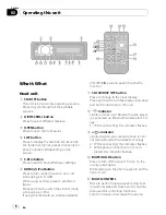 Предварительный просмотр 8 страницы Pioneer DEH-P7050BT XN Operation Manual