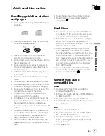 Предварительный просмотр 61 страницы Pioneer DEH-P7050BT XN Operation Manual