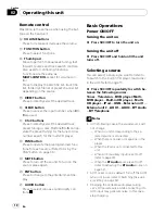 Preview for 10 page of Pioneer DEH-P7150UB Operation Manual