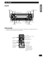 Preview for 5 page of Pioneer DEH-P720 Operation Manual