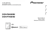 Pioneer DEH-P7400HD Owner'S Manual preview