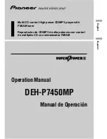 Preview for 1 page of Pioneer DEH-P7450MP Operation Manual