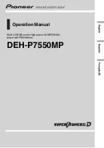 Preview for 1 page of Pioneer DEH-P7550MP Operation Manual