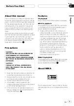 Preview for 5 page of Pioneer DEH-P7550MP Operation Manual