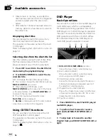 Preview for 62 page of Pioneer DEH-P7700MP - In-Dash CD/MP3/WMA/WAV/iTunes AAC Car Stereo Receiver Operation Manual