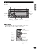 Preview for 5 page of Pioneer DEH-P77DH - Radio / CD Player Operation Manual