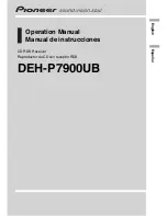 Pioneer DEH-P7900UB Operation Manual preview