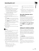 Preview for 27 page of Pioneer DEH-P790BT - Premier Radio / CD Operation Manual