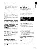 Preview for 61 page of Pioneer DEH-P790BT - Premier Radio / CD Operation Manual