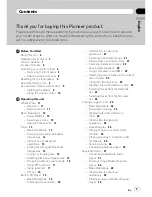 Preview for 3 page of Pioneer DEH-P800BT Operation Manual