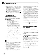 Preview for 20 page of Pioneer DEH-P8100BT Operation Manual