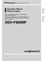 Pioneer DEH-P860MP Premier Operation Manual предпросмотр