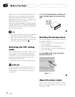 Preview for 8 page of Pioneer DEH-P860MP Premier Operation Manual