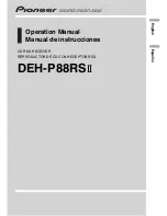 Preview for 1 page of Pioneer DEH-P88RSII Operation Manual