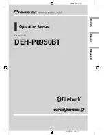 Preview for 1 page of Pioneer DEH-P8950BT Operation Manual