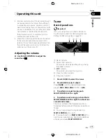 Preview for 11 page of Pioneer DEH-P8950BT Operation Manual