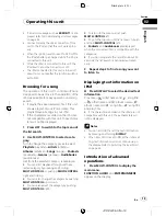 Preview for 19 page of Pioneer DEH-P8950BT Operation Manual