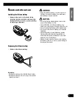 Preview for 9 page of Pioneer DEH-P900HDD Operation Manual